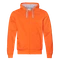 Толстовка мужская с капюшоном на молнии Stan 17, 280 гр/м2, оранжевая фото