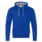 Толстовка мужская с капюшоном на молнии Stan 17, 280 гр/м2, синяя фото