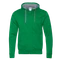 Толстовка мужская с капюшоном на молнии Stan 17, 280 гр/м2, зеленая фото