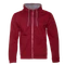 Толстовка мужская с капюшоном на молнии Stan 18, 320 гр/м2, бордовая фото