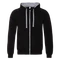 Толстовка мужская с капюшоном на молнии Stan 61, 260 гр/м2, черная фото