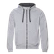 Толстовка мужская с капюшоном на молнии Stan 61, 260 гр/м2, серая фото