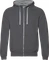 Толстовка мужская с капюшоном на молнии Stan 61, 260 гр/м2, темно-серая фото