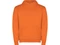 Толстовка мужская с капюшоном Roly Capucha, оранжевая фото
