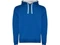 Толстовка мужская с капюшоном Roly Urban, синяя / белая фото