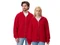 Оптом Толстовка на молнии Monaco, красная для нанесения логотипа или надписи Толстовка на молнии Monaco, красная фото