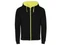 Оптом Толстовка на молнии Roly Fuji, черная / желтая для нанесения логотипа или надписи Толстовка на молнии Roly Fuji, черная / желтая фото