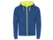 Оптом Толстовка на молнии Roly Fuji, синяя / желтая для нанесения логотипа или надписи Толстовка на молнии Roly Fuji, синяя / желтая фото