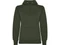 Толстовка с капюшоном женская Roly Urban, темно-зеленая фото