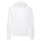 Толстовка с начесом Fruit of the Loom Classic Hooded Sweat 280, белая фото