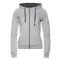 Толстовка женская с капюшоном на молнии Stan 61W, футер без начеса, серая фото