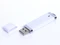 Флешка USB 3.0 на 64 Гб Промо, классическая форма, белая фото