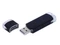 USB-флешка промо на 64 Гб прямоугольной классической формы, черный USB-флешка промо на 64 Гб прямоугольной классической формы, черный фото
