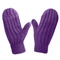 Варежки вязаные «Насвязи», фиолетовый фото