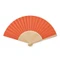 Оптом Веер из бамбука Fanny Paper, оранжевый для нанесения логотипа или надписи Веер из бамбука Fanny Paper, оранжевый фото