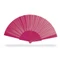 Веер из пластика, маджента фото