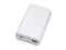 Внешний аккумулятор беспроводной Qjet AtomIQ  2 в 1, 10000 mAh, белый фото