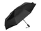 Зонт-автомат складной с куполом из переработанного пластика Reviver, черный фото