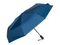 Зонт-автомат складной с куполом из переработанного пластика Reviver, темно-синий фото