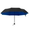 Оптом Зонт складной механический Glamour, синий / черный для нанесения логотипа или надписи Зонт складной механический Glamour, синий / черный фото