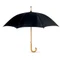 Зонт-трость полуавтомат Cumuli, черный фото