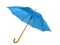 Оптом Зонт-трость полуавтомат «Радуга», голубой для нанесения логотипа или надписи Зонт-трость полуавтомат «Радуга», голубой фото