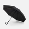 Зонт-трость полуавтомат Rainzee, черный фото
