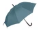 Зонт-трость полуавтоматический с куполом из переработанного пластика Reviver, бирюзовый фото