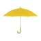 Зонт-трость с автоматическим открытием из полиэстера, желтый Зонт-трость с автоматическим открытием из полиэстера, желтый фото