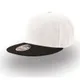 Бейсболка Atlantis Snap Back 6 клиньев, плоский козырек, светлая беж/ черная - фото № 1