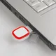 Флеш-карта с подсветкой логотипа, 16GB, белая с красным - фото № 2