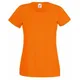Футболка женская Fruit of the loom Lady-Fit Valueweight T 165, оранжевая - фото № 1