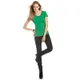 Футболка женская B&C Exact 190 Top, зеленая - фото № 2