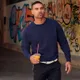 Свитшот Fruit of the Loom Lightweight Set-in Sweat, черный - фото № 4