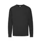 Свитшот Fruit of the Loom Lightweight Set-in Sweat, черный - фото № 1