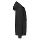 Толстовка без начеса Fruit of the loom Lightweight Hooded Sweat, черная - фото № 4