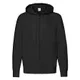 Толстовка без начеса Fruit of the loom Lightweight Hooded Sweat, черная - фото № 1