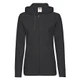 Толстовка Fruit of the Loom Ladies Lightweight Hooded Sweat, черный - фото № 1