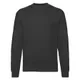 Свитшот с начесом Fruit of the Loom Classic Set-in Sweat, черный - фото № 1