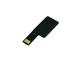 Флешка USB 2.0 в виде пластиковой карточки, 16 Гб, черная - фото № 2