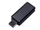 Флешка USB 3.0 на 64 Гб Промо, выдвижной механизм, хром/ черная - фото № 1