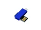 USB-флешка мини на 16 Гб с мини чипом в цветном корпусе, синий - фото № 3