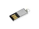 USB-флешка мини на 64 Гб с мини чипом, серый - фото № 1