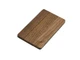 USB-флешка на 16 Гб в виде деревянной карточки с выдвижным механизмом, коричневый - фото № 1