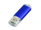 USB-флешка на 64 Гб с прозрачным колпачком, синий - фото № 3