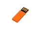 USB-флешка промо на 16 Гб в виде скрепки, оранжевый - фото № 2