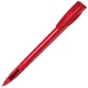 Ручка шариковая пластиковая Lecce Pen Kiki LX, прозрачная красная - фото № 1