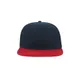 Бейсболка Atlantis Snap Back 6 клиньев, плоский козырек, синяя/ красная - фото № 2