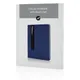 Блокнот для записей в линейку с ручкой-стилусом XD Collection Deluxe А5, 80 стр., синий - фото № 2