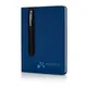 Блокнот для записей в линейку с ручкой-стилусом XD Collection Deluxe А5, 80 стр., синий - фото № 4